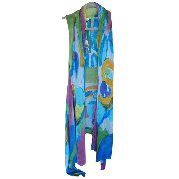Adore Women's Multicolor Sleeveless Jacket - Picture 2 of 7